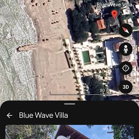 Villa Beachfront Blue Wave In Private Qerret, Albania