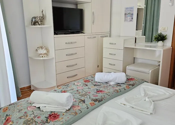 Beachfront Blue Wave In Private Qerret, Albania *