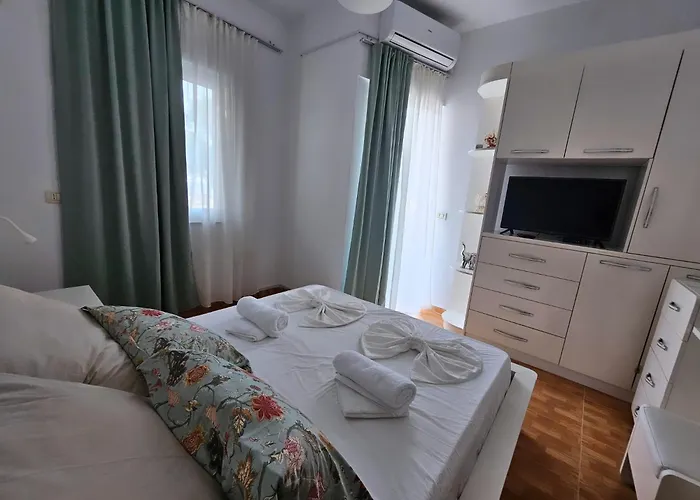 Beachfront Blue Wave In Private Qerret, Albania *