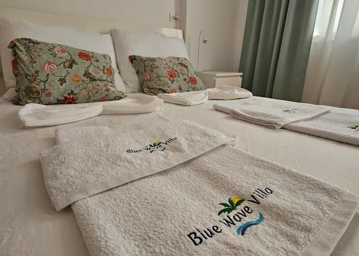 Villa Beachfront Blue Wave In Private Qerret, Albania