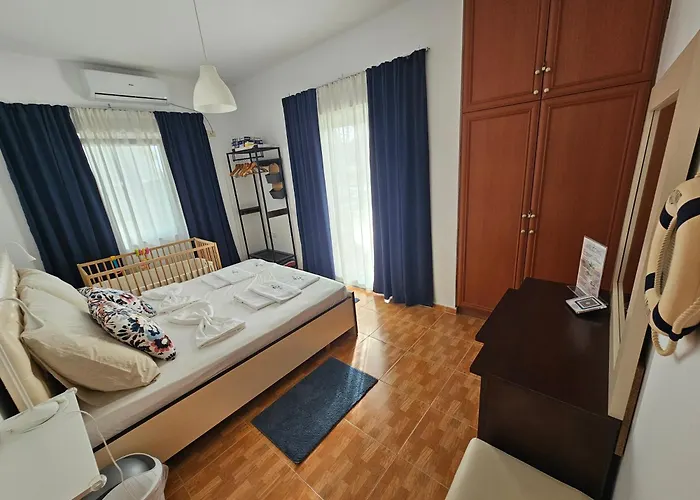 Beachfront Blue Wave In Private Qerret, Albania *