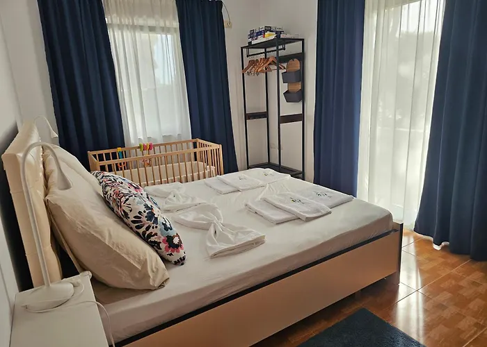 Beachfront Blue Wave In Private Qerret, Albania Golem (Tirana)